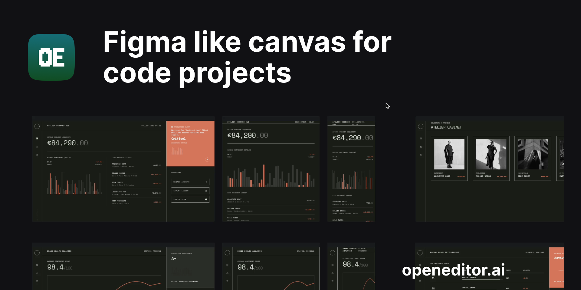 OpenEditor - A visual workspace for entire web apps